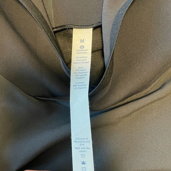 Lululemon Neoprene Black Running Hoodie Side Zip Men's Medium - Picture 7 of 10